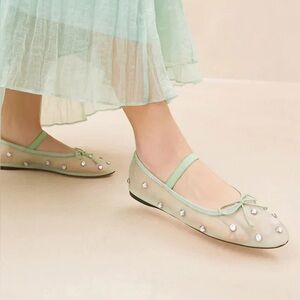 Loeffler Randall // NEW Leonie Mesh Ballet Flat